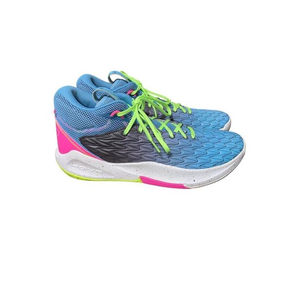 Under Armour HOVR 5 Clone Basketball Shoes 3025605-300 Aqua Foam Size 14 Mens - Picture 3 of 7